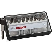 Bosch 2607002567 25 Mm Extra Harde Robuuste Lijnschroevendraaierset Plus Magnetische Houder (18-Delig) L2