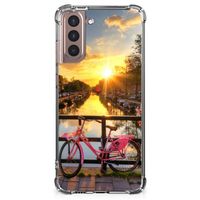 Samsung Galaxy S21 Plus Telefoonhoesje met valbescherming Amsterdamse Grachten