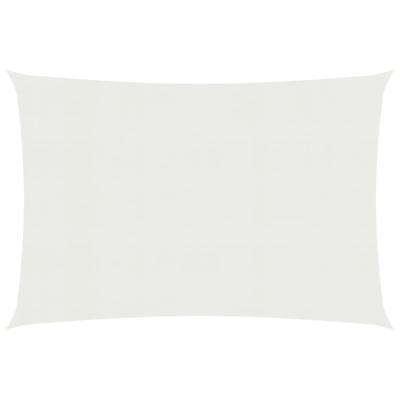 vidaXL Zonnezeil 160 g/m² 4x7 m HDPE wit