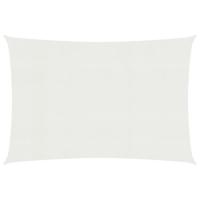 vidaXL Zonnezeil 160 g/m² 4x7 m HDPE wit