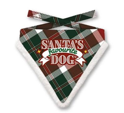 Kerst Bandana Xmas Favourite Dog - L