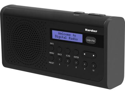 Karcher AG DAB 2405 radio Persoonlijk Analoog & digitaal Zwart Karcher AG DAB 2405 radio Persoonlijk Analoog & digitaal Zwart