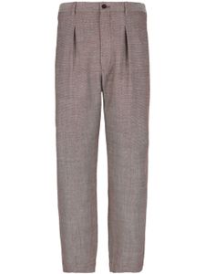 Giorgio Armani pantalon en laine vierge mélangée - Tons neutres