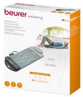 Beurer MG 280 Yoga en Stretch Mat, voor het rekken van de spieren en ontspanning, massagemat voor nek, schouders en rug, opvouwbaar