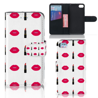iPhone 7 | 8 | SE (2020) | SE (2022) Telefoon Hoesje Lipstick Kiss iPhone 7 | 8 | SE (2020) | SE (2022) Telefoon Hoesje Lipstick Kiss