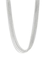 TANE México 1942 collier Emilia à design superposé - Argent