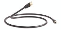 QED Performance USB-kabel A naar B (1,5 m) Graphite