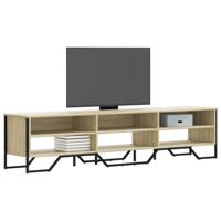 Tv-meubel 180x34x41 cm bewerkt hout sonoma eikenkleurig