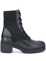 Michael Michael Kors bottines à empiècement contrastant - Noir