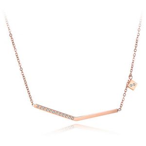 Cilla Jewels dames ketting Mozaiek Edelstaal Rose Verguld