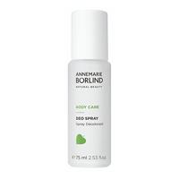 ANNEMARIE BÖRLIND Body Care Deo Spray (75 ml) – verfrissende, regulerende en verzorgende bescherming tegen lichaamsgeur, met biologische aloë vera, bamboe-extract en verfrissende natuurlijke geur,