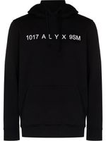 1017 ALYX 9SM hoodie à logo imprimé - Noir - thumbnail