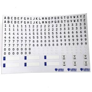 Thicon Models 50413 Nummernschild-Sticker 1:14 Decals 1 stuk(s)