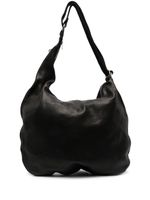 Guidi sac porté épaule en cuir - Noir - thumbnail