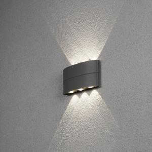 Konstsmide Chieri 7853-370 LED-buitenlamp (wand) Energielabel: G (A - G) 7.2 W Antraciet