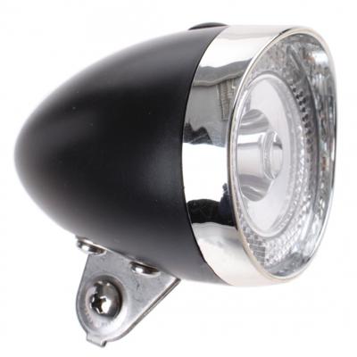 Simson koplamp Classic Mini batterijen voorvork zwart