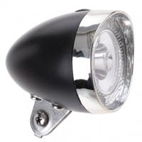 Simson koplamp Classic Mini batterijen voorvork zwart