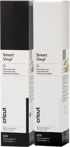 Cricut Smart Vinyl Verwijderbaar 33x640 Zwart en Wit Combo Pack