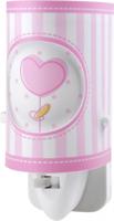 Dalber nachtlamp Sweet Light 13 cm roze
