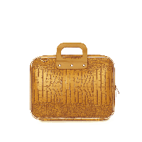 Bombata Croco Hardcase Laptoptas 13 inch Saffron Yellow