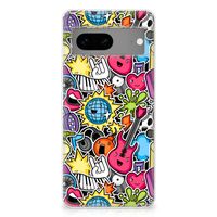 Google Pixel 7 Silicone Back Cover Punk Rock