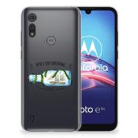 Motorola Moto E6s Telefoonhoesje met Naam Boho Bottle