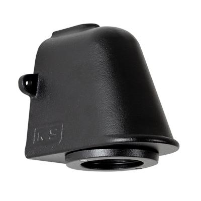 Buitenlamp Offshore Zwart wandlamp met dag en nacht sensor Buitenlamp Offshore Zwart wandlamp met dag en nacht sensor