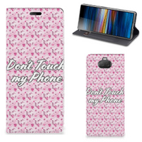 Sony Xperia 10 Design Case Flowers Pink DTMP