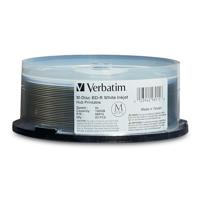 Verbatim 98915 M-DISC BD-R XL 100GB/1-4x, Inkjet 25-Disc Cakebox