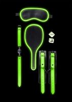 Bondage Kit #1 - Glow in the Dark - Neon Green/Black