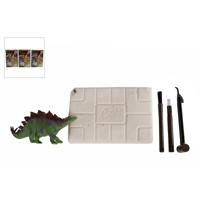 DinoWorld Fossiel Hakken Puzzel Met Extra Dinosaurus Figuur - thumbnail