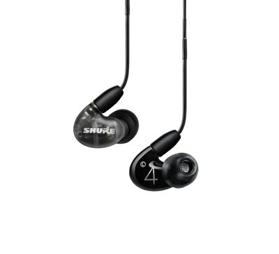 Shure AONIC 4 Headset Bedraad In-ear Oproepen/muziek Zwart, Grijs, Doorschijnend