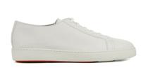 Santoni Heren Sneakers in Leder (Wit)