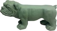 Leitmotiv Outdoor Bench Dog Grayed Jade
