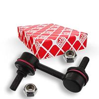 Febi Bilstein Koppelstang met borgmoeren verbindingsstang Vooras rechts zwart