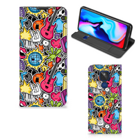 Motorola Moto G9 Play Hippe Standcase Punk Rock - thumbnail