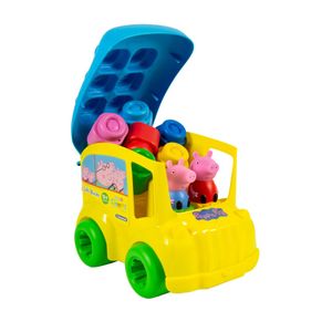 Clementoni Peppa Pig Clemmy Bus + 8 Blokken