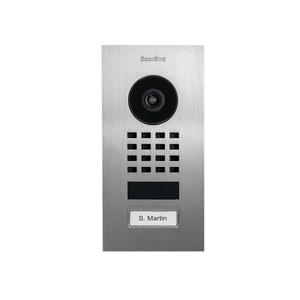 DoorBird D1101V Unterputz Buitenunit voor Video-deurintercom via WiFi WiFi, LAN RVS V2A (geborsteld)