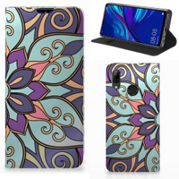 Huawei P Smart (2019) Smart Cover Purple Flower