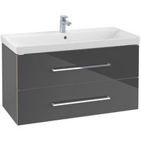 Villeroy & Boch Avento wastafelonderkast 967x520x447 met 2x lade crystal grey A89200B1