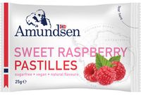 Amundsen - Pastilles Raspberry 25 Gram 24 Stuks - thumbnail