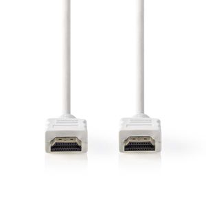 High Speed HDMI-kabel met Ethernet | HDMI-connector - HDMI-connector | 2,0 m | Wit