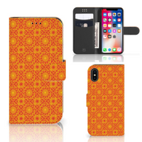 Apple iPhone X | Xs Telefoon Hoesje Batik Oranje