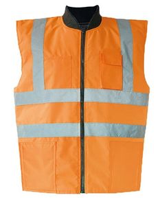 Korntex KX803 Hi-Viz Reversible Bodywarmer EN ISO 20471