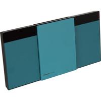 Panasonic SC-HC304EG-G design-stereo met digitale DAB+ (Bluetooth, FM, CD, Micro- met 20 Watt RMS) petrol