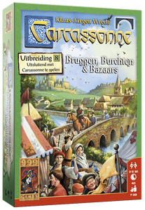 999 Games Carcasonne bruggen burchten en bazaars