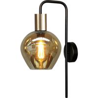 Masterlight Zwarte wandlamp Bounty met gouden fitting 3472-05-02-3 - thumbnail