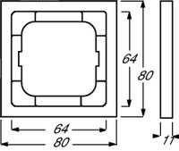 Busch-Jaeger 2CKA001754A4419 Frame Frame 1-voudig Future lineair Zwart, Diepzwart (RAL 9005) - thumbnail