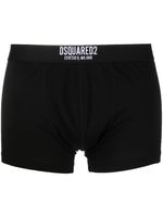 DSQUARED2 boxer à taille à logo - Noir - thumbnail