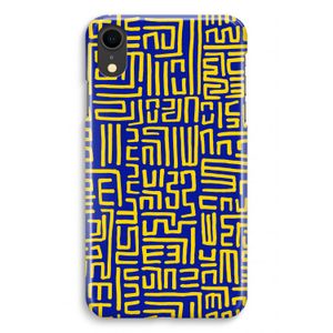 Majorelle Blue Print: iPhone XR Volledig Geprint Hoesje